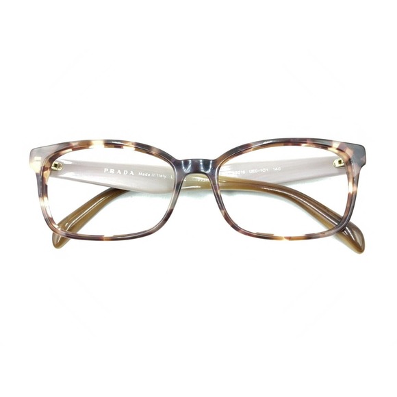 Prada VPR 18T UE0-1O1 Tortoise Brown Eyeglasses Frames 53-16 140 Italy Designer - Picture 12 of 12